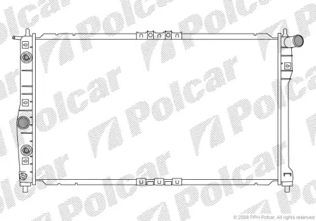 Радиаторы охлаждения POLCAR 292308A2