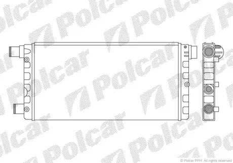 Радиаторы охлаждения POLCAR 300108B2