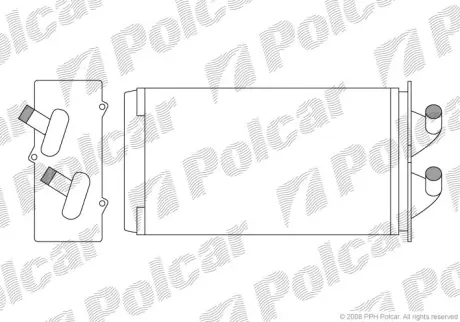 Радиаторы обогрева POLCAR 3001N8-1