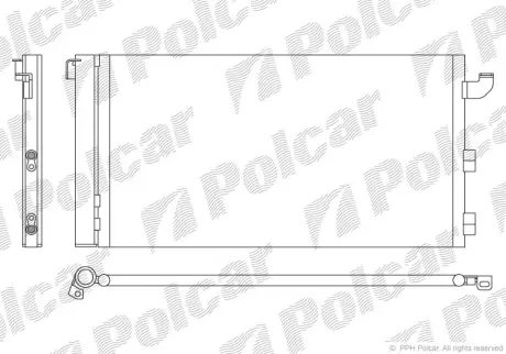 Радиаторы кондиционера POLCAR 3003K8C2