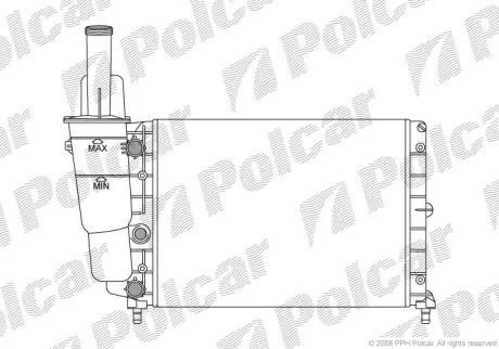 Радиаторы охлаждения POLCAR 301708-1