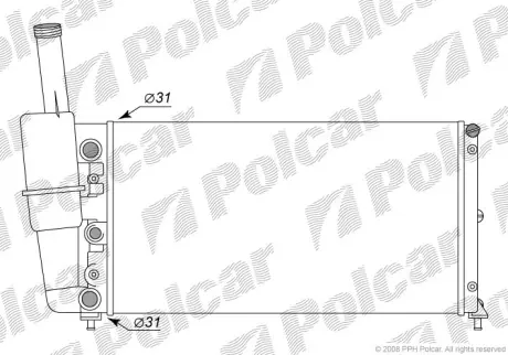 Радиаторы охлаждения POLCAR 301708-6