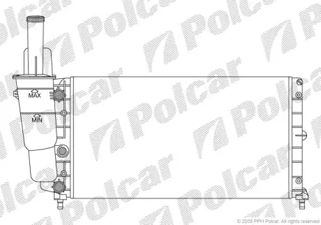 Радиаторы охлаждения POLCAR 301708A3
