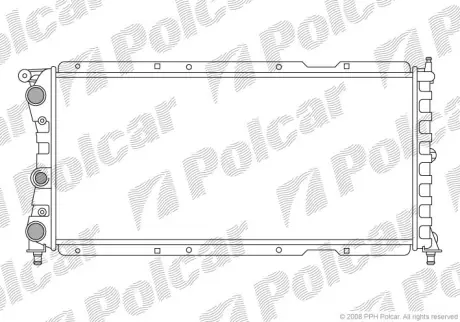 Радиаторы охлаждения POLCAR 301708A5