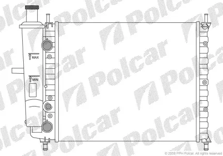 Радиаторы охлаждения POLCAR 301808-1