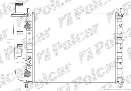 Радиаторы охлаждения POLCAR 301808-5