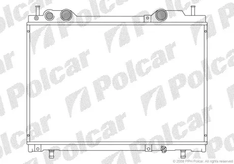 Радиаторы охлаждения POLCAR 301908-8