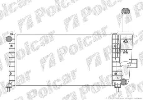 Радиаторы охлаждения POLCAR 302208A1