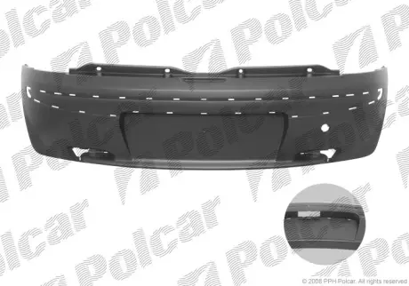 Бампер задний POLCAR 302296-2
