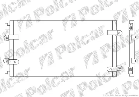 Радиаторы кондиционера POLCAR 3022K8C3