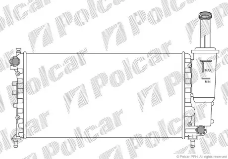 Радиаторы охлаждения POLCAR 302308A6