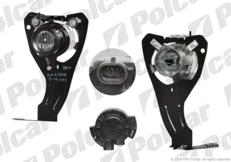 Фара противотуманная передняя POLCAR 302330-E