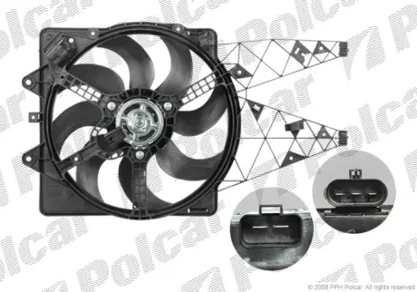 Вентиляторы радиаторов POLCAR 302423W4