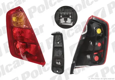 Фонарь задний POLCAR 302488-E