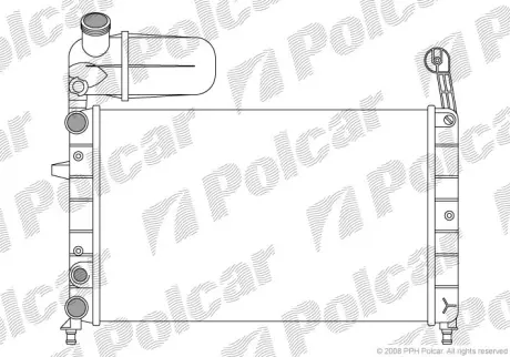 Радиаторы охлаждения POLCAR 3026081