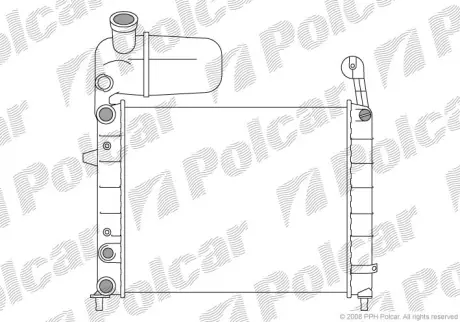 Радиаторы охлаждения POLCAR 302608-4