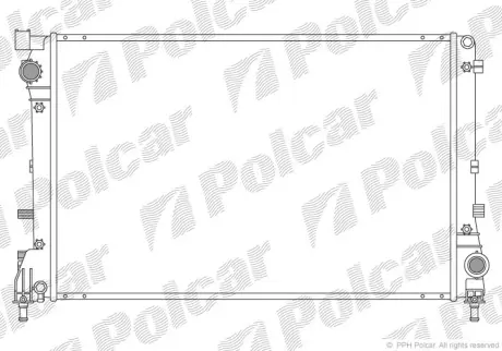 Радиаторы охлаждения POLCAR 3035084X
