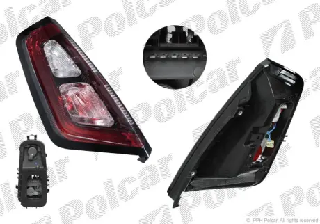 Фонарь задний POLCAR 3036881U