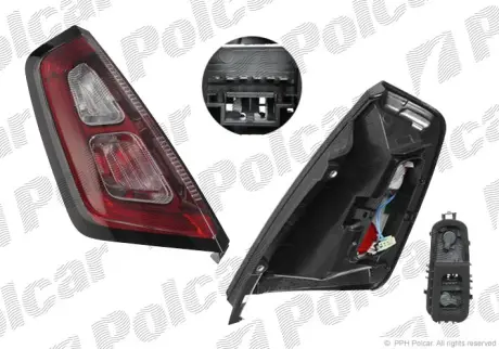Фонарь задний POLCAR 303688-U