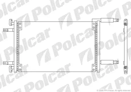 Радиаторы кондиционера POLCAR 3040K82X