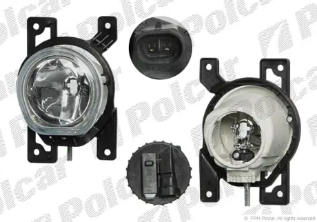 Фара противотуманная передняя POLCAR 304229-U