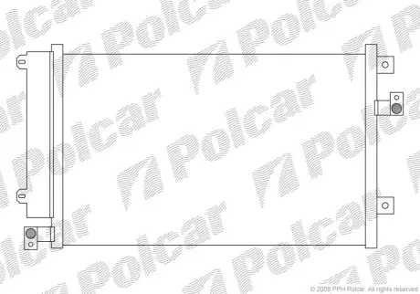 Радиаторы кондиционера POLCAR 3066K82X