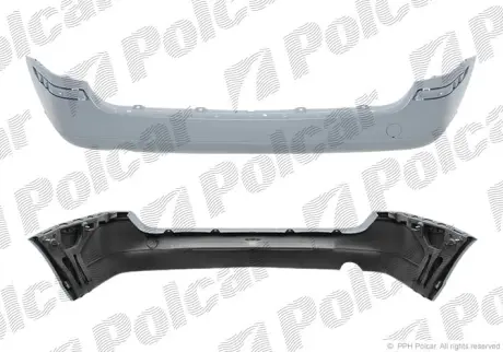Бампер задній Ford Focus KOMBI, 2002- POLCAR 32019614