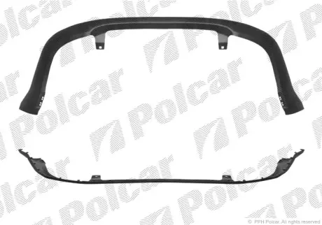 Спойлер бампера заднего POLCAR 320299-2