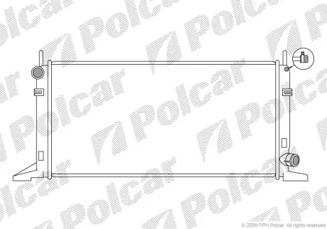 Радиаторы охлаждения POLCAR 320408-4