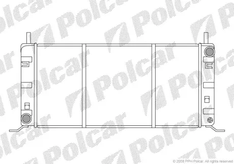 Радиаторы охлаждения POLCAR 320408A2