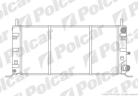 Радиаторы охлаждения POLCAR 320408A3