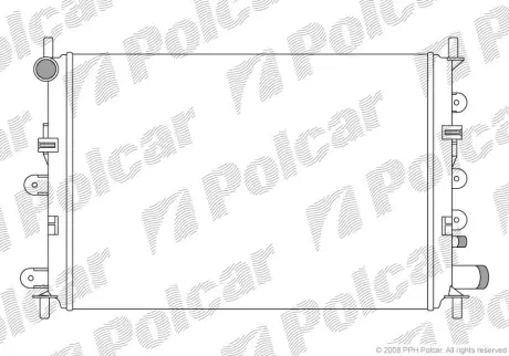 Радиаторы охлаждения POLCAR 320608-8