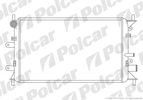 Радиаторы охлаждения POLCAR 320608A1