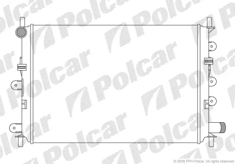 Радиаторы охлаждения POLCAR 320608A5