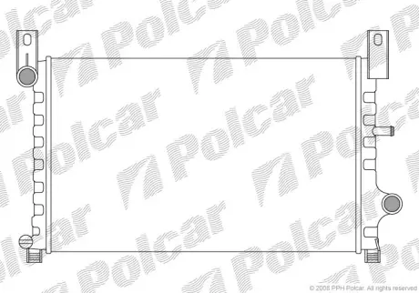 Радиаторы охлаждения POLCAR 320908-2
