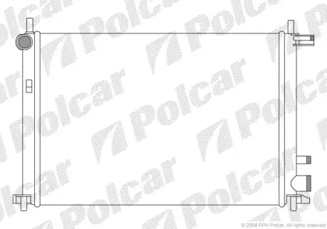 Радиаторы охлаждения POLCAR 321008A1