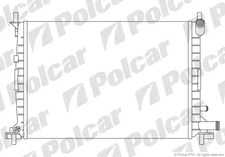 Радиаторы охлаждения POLCAR 321008A5