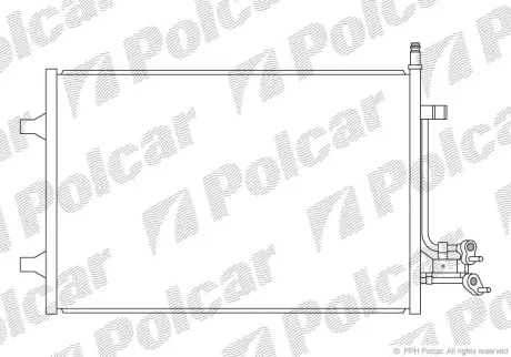 Радиаторы кондиционера POLCAR 3212K8C2S