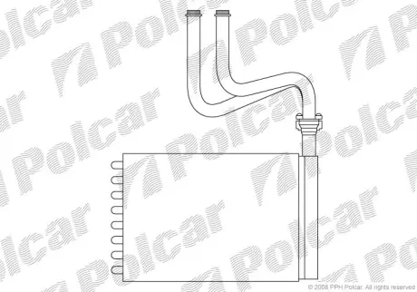 Радиаторы обогрева POLCAR 3216N81