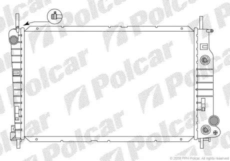 Радиаторы охлаждения POLCAR 321708-4