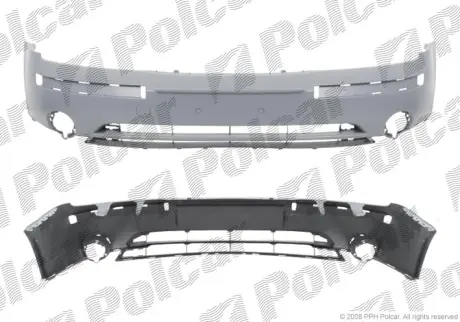 Бампер передній Ford Mondeo, 2000-2003 POLCAR 321807