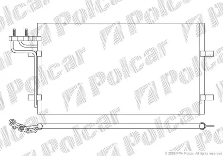 Радиаторы кондиционера POLCAR 3235K8C1