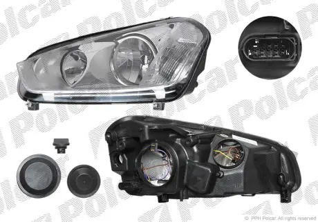 Фара основная POLCAR 323609-E
