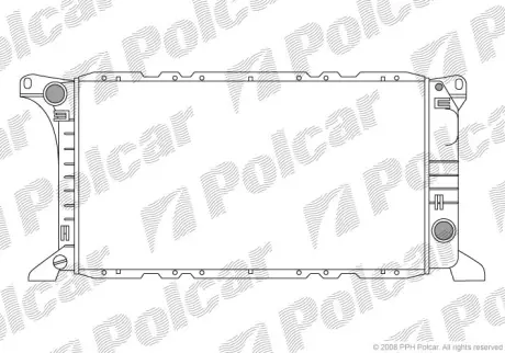 Радиаторы охлаждения POLCAR 324408-0