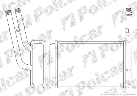 Радиаторы обогрева POLCAR 3244N8-2
