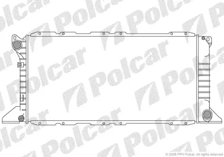 Радиаторы охлаждения POLCAR 324608-4
