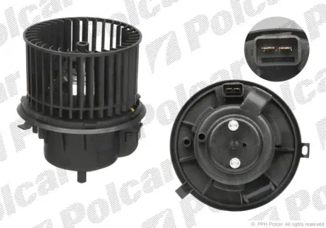Моторчик вентилятора салону Ford Tranzit 2.0-3.2D 06.94-08.14 POLCAR 3246NU-1