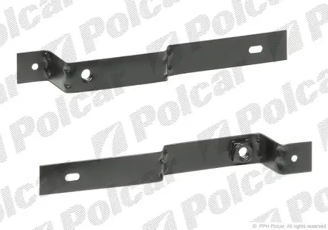Кронштейн бамперу лівий=правий Ford TRANSIT, 2001- POLCAR 324717-3