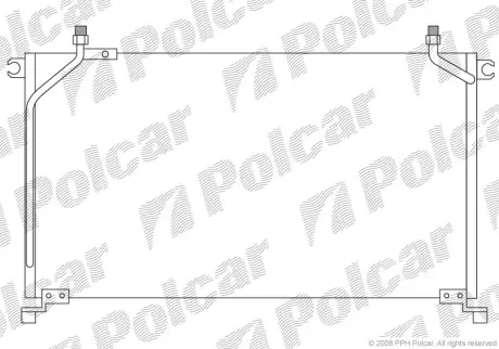 Радиаторы кондиционера POLCAR 3250K8C2