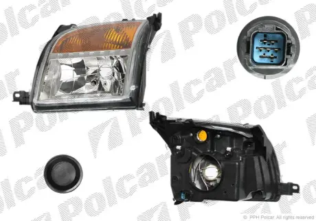 Фара основная POLCAR 325809-E